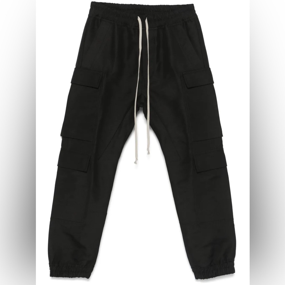 Rick Owens Pants Mastodon Megacargo Pants Black US 40